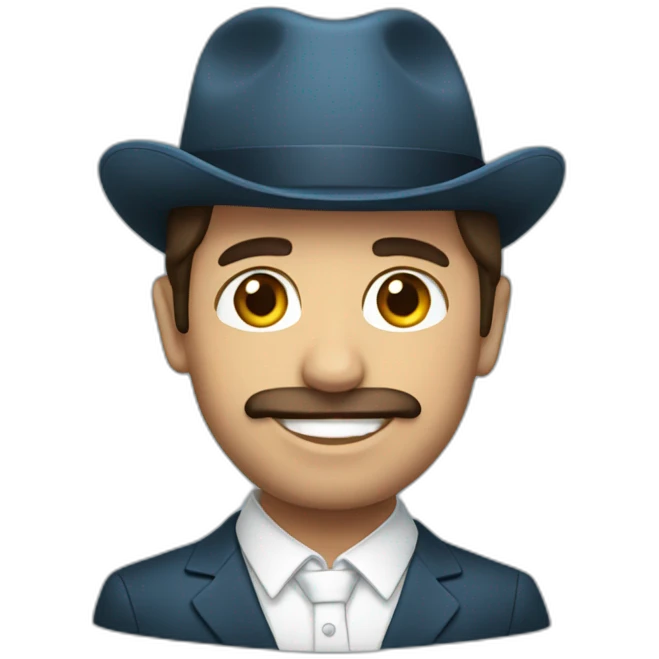 Argentinian in national suit  emoji