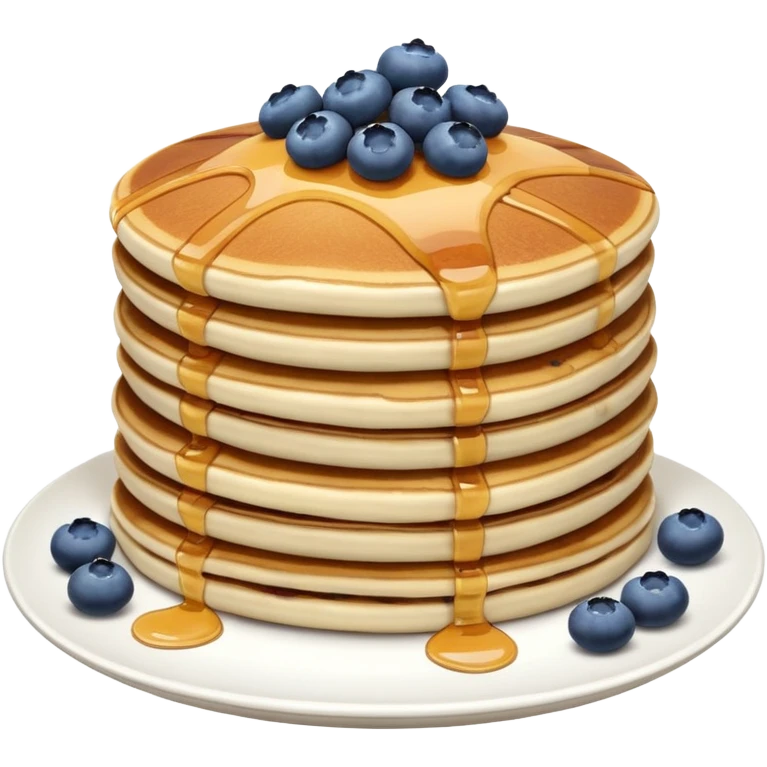 Blueberry pancakes  emoji