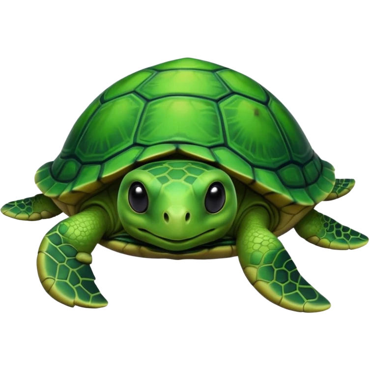 Alien turtle emoji