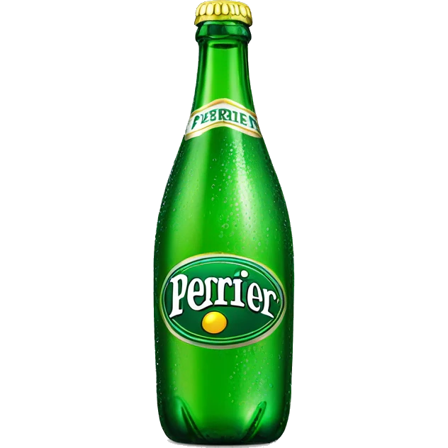 Perrier bottle emoji
