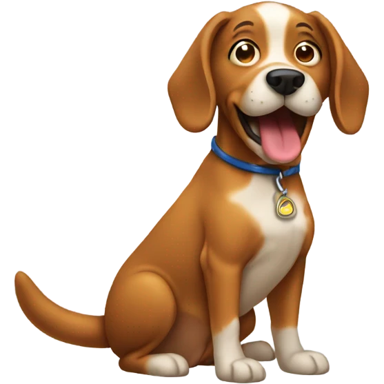 dog pooping emoji