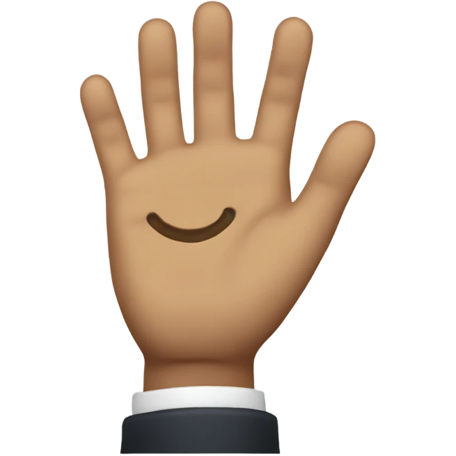 Talk to the hand  emoji