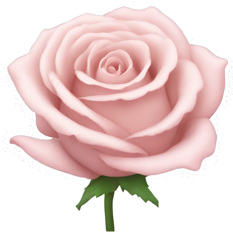pale pink rose emoji