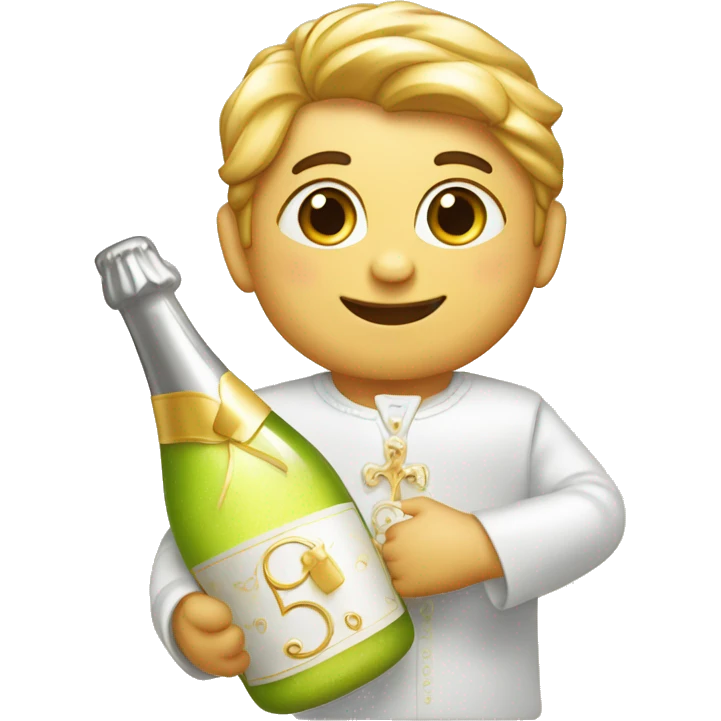Christening floathome on new years 2025 with champagne bottle emoji
