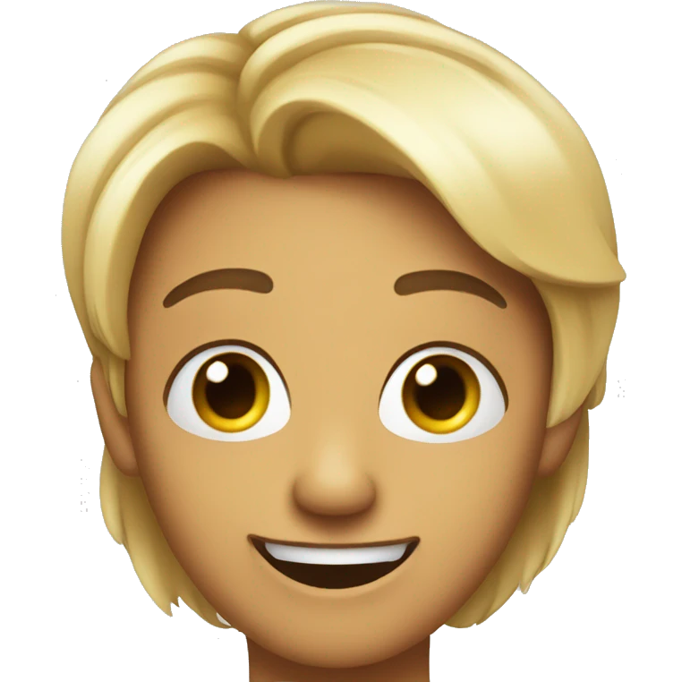 flirty silly face emoji