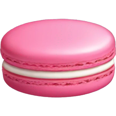pink macaron emoji