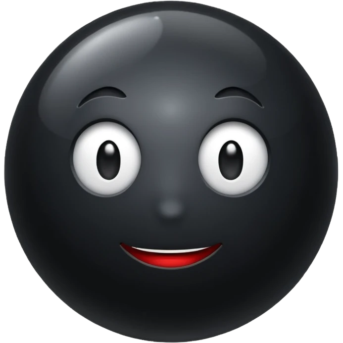 make same but in black color emoji