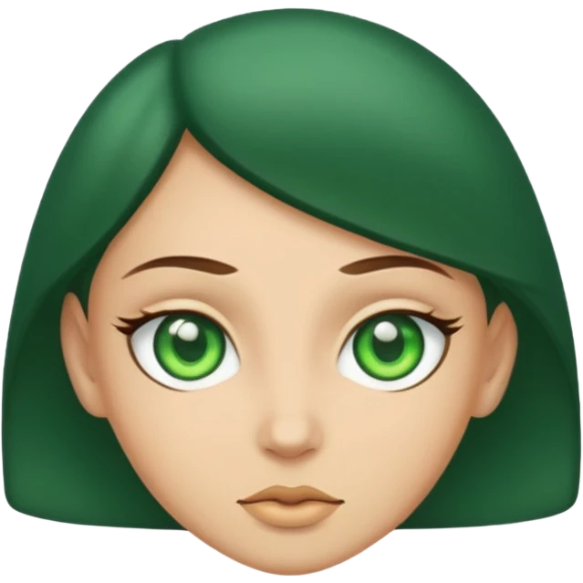 Ojos verdes emoji