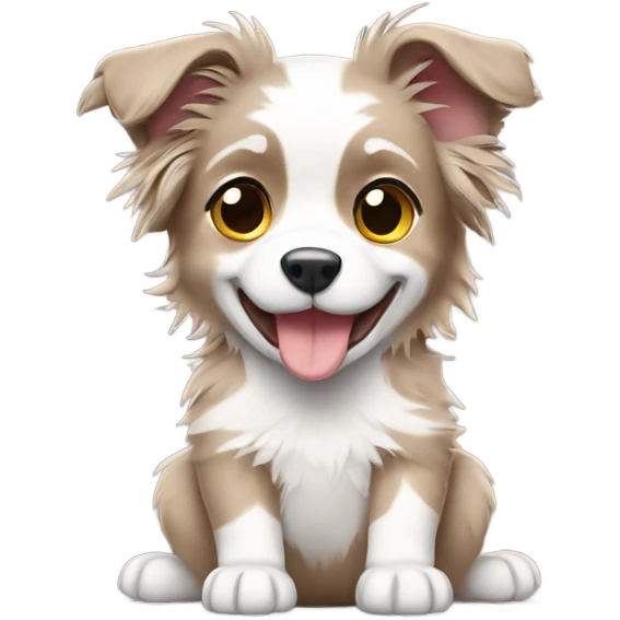 Toy Aussie with puppies  emoji