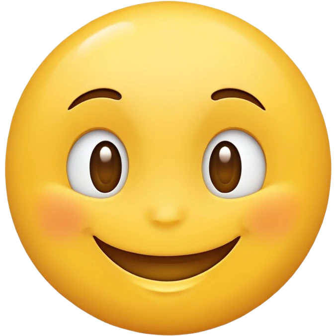 Happy face emoji