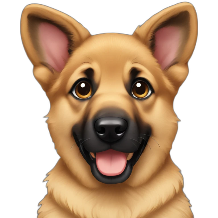 german shepperd puppy emoji