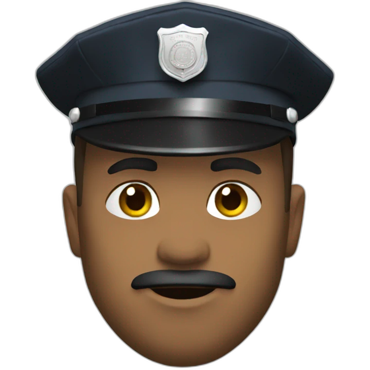 POLICE STOP emoji