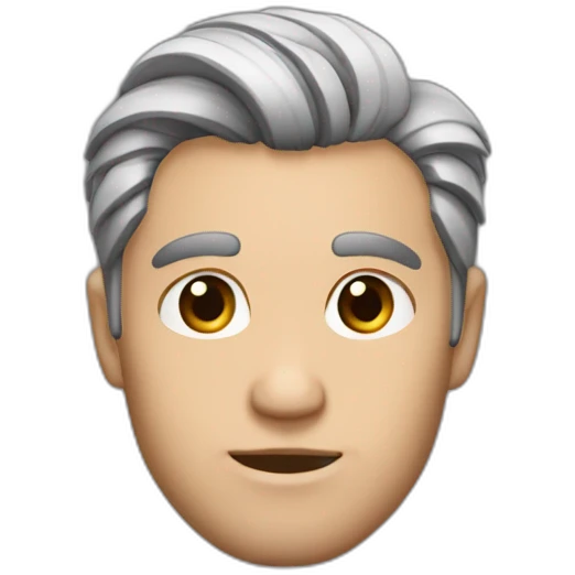 robert patterson parted hair emoji