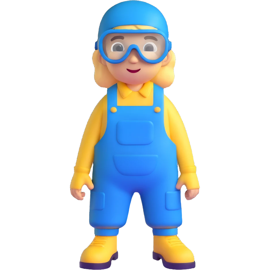 minion from despicable me, yellow character with blue overalls and goggles emoji