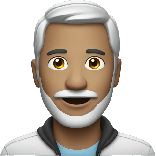 man using Alexa emoji