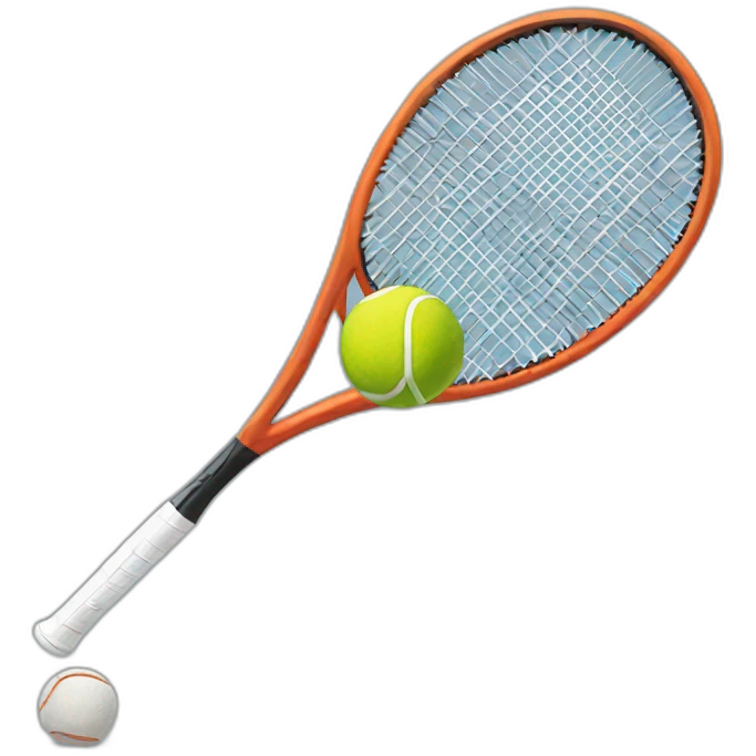 tennis racket hitting bug emoji