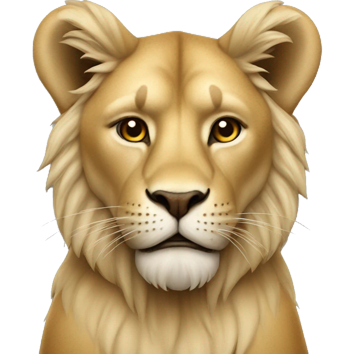 Leone dolce emoji