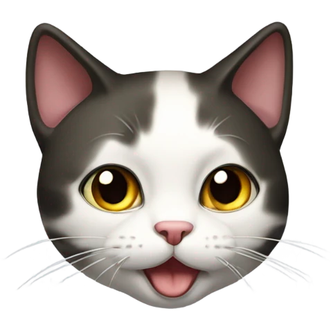 japon cat black emoji