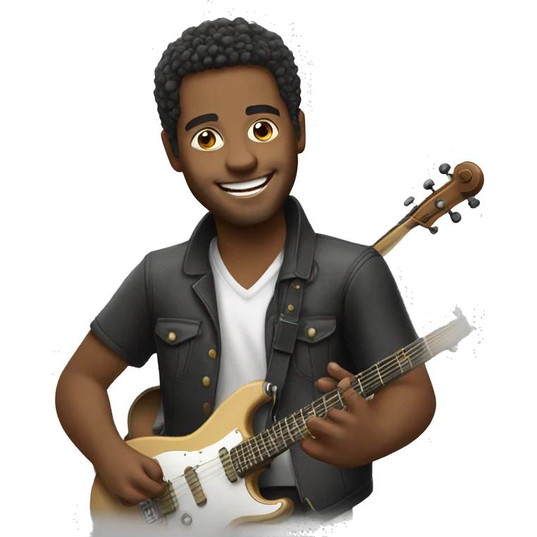 Happy musician emoji