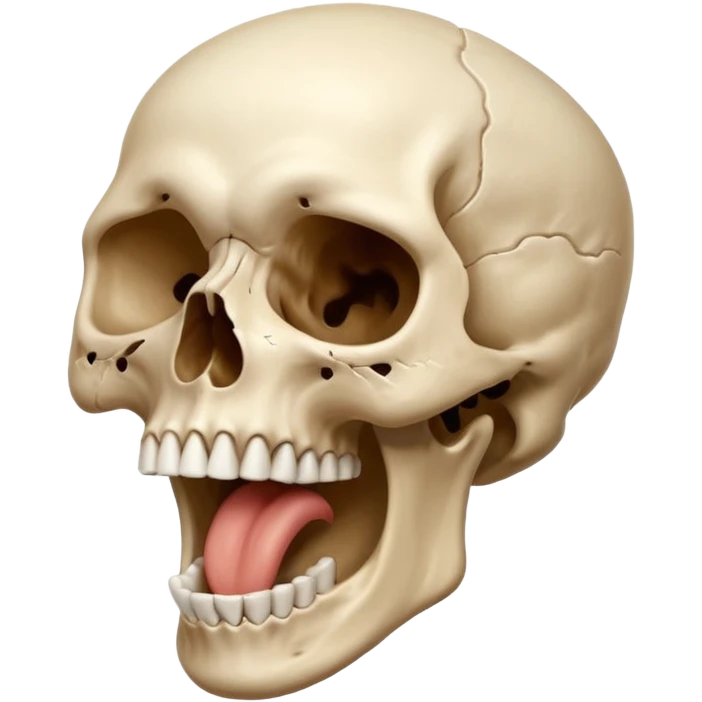 💀 + 🥱 emoji