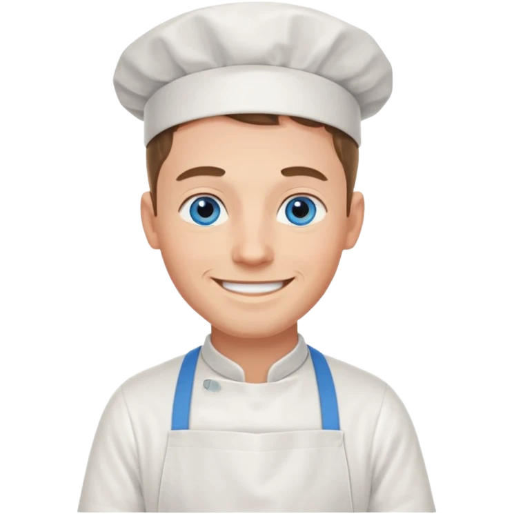 hold men blue eyes, apron  emoji