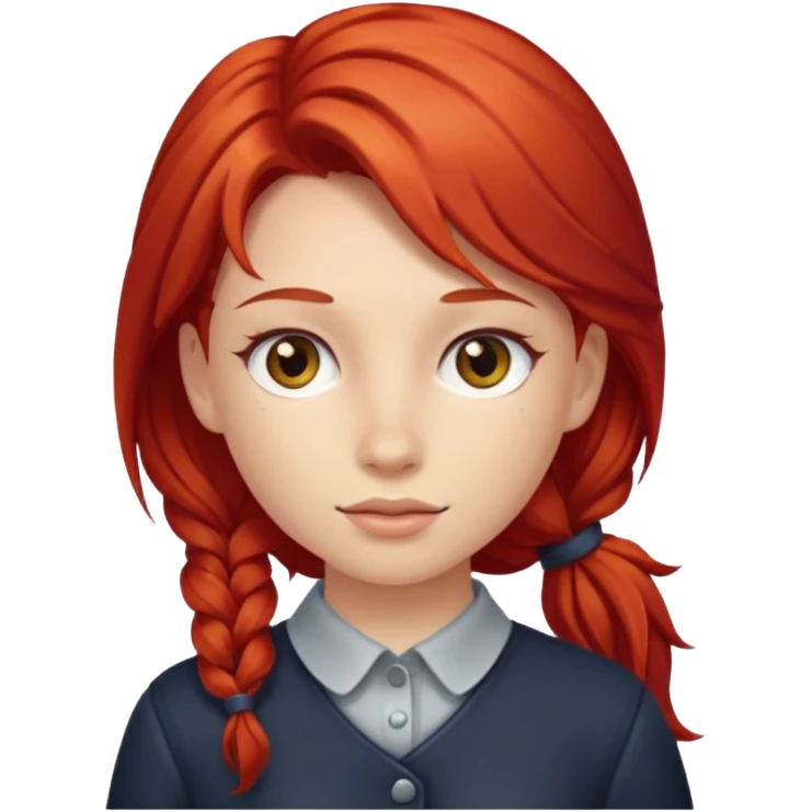 Girl with horse body and have red hair emoji
