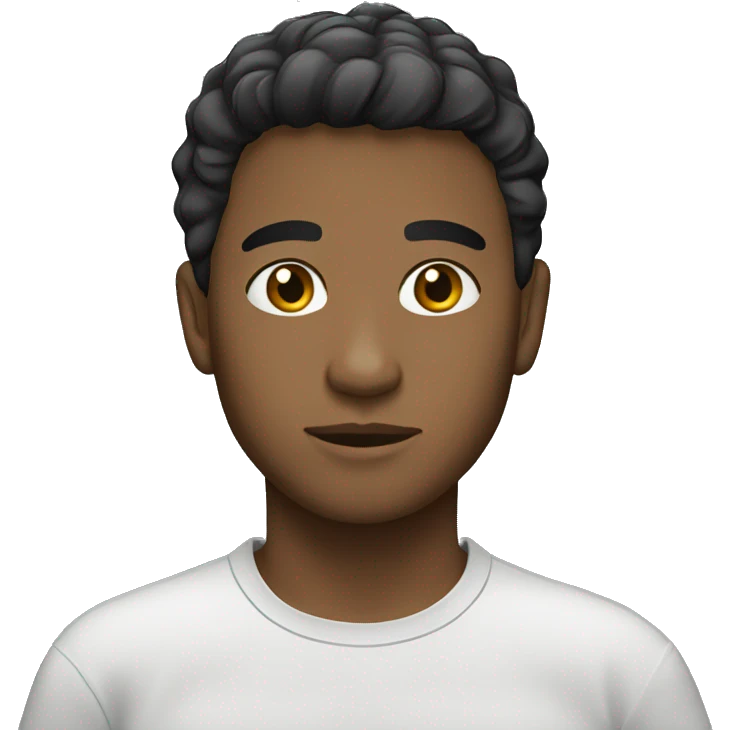 À boy colombian with short hair  emoji
