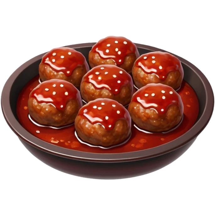 barbecue meatball emoji