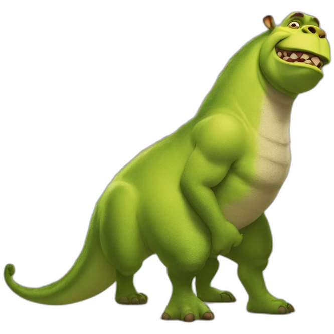 shrek's big tail emoji