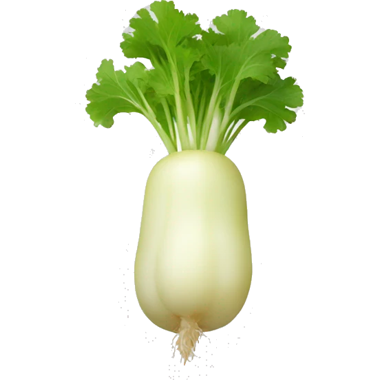 daikon radish emoji