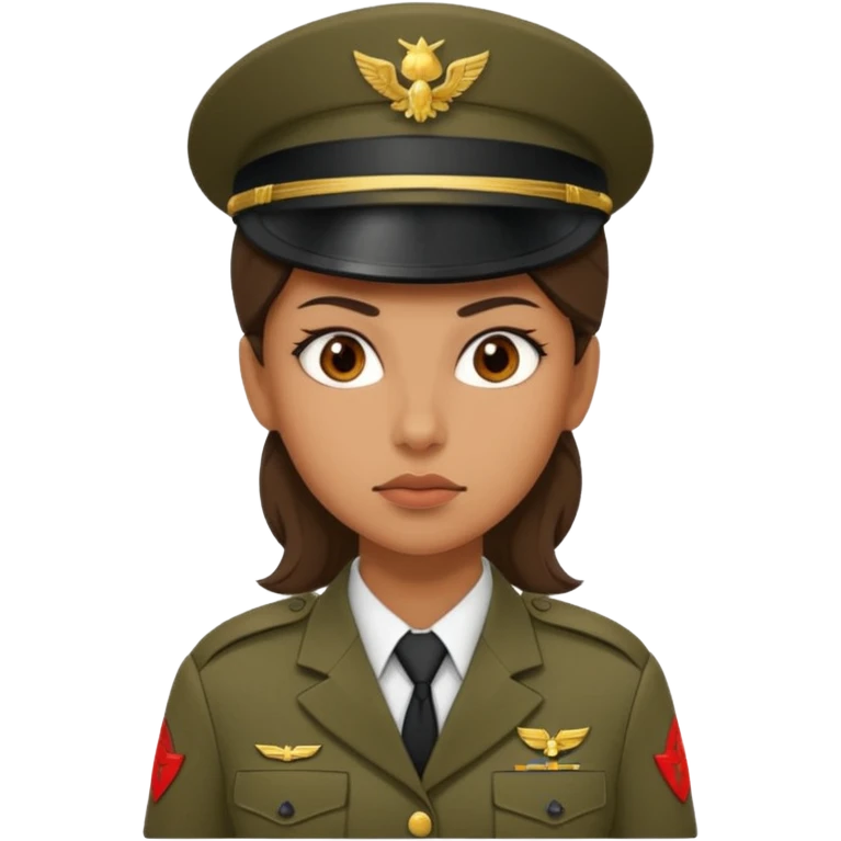 militar mujer emoji