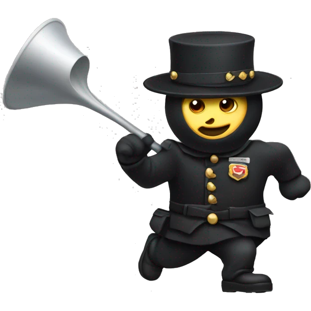 Panthère noir en train de marcher  emoji