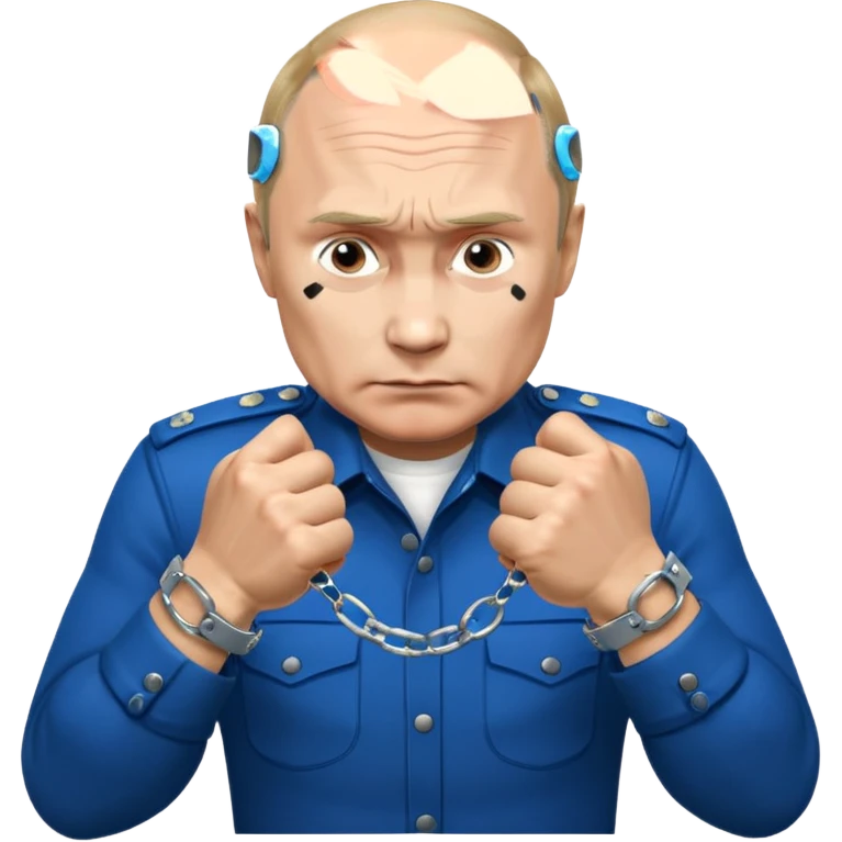 путин рзрывает наручники emoji