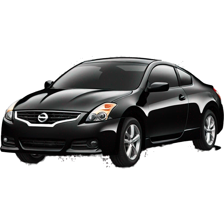 Nissan Altima coupe black emoji
