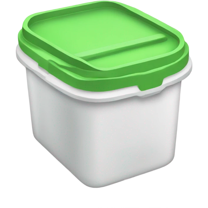white and green Whey protein   emoji