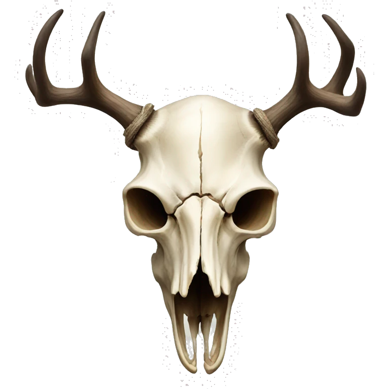 Deer skull emoji