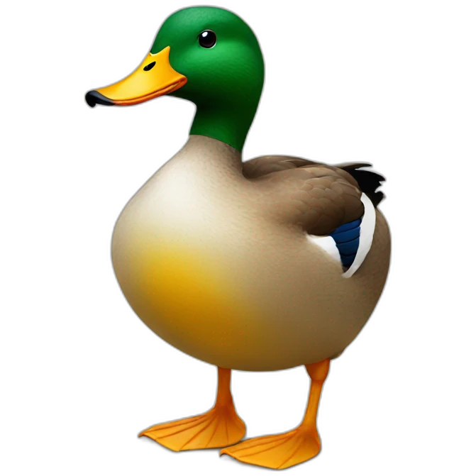 duck with three legs emoji