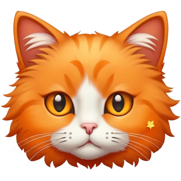 Un gatto con le stelle al posto degli occhi emoji