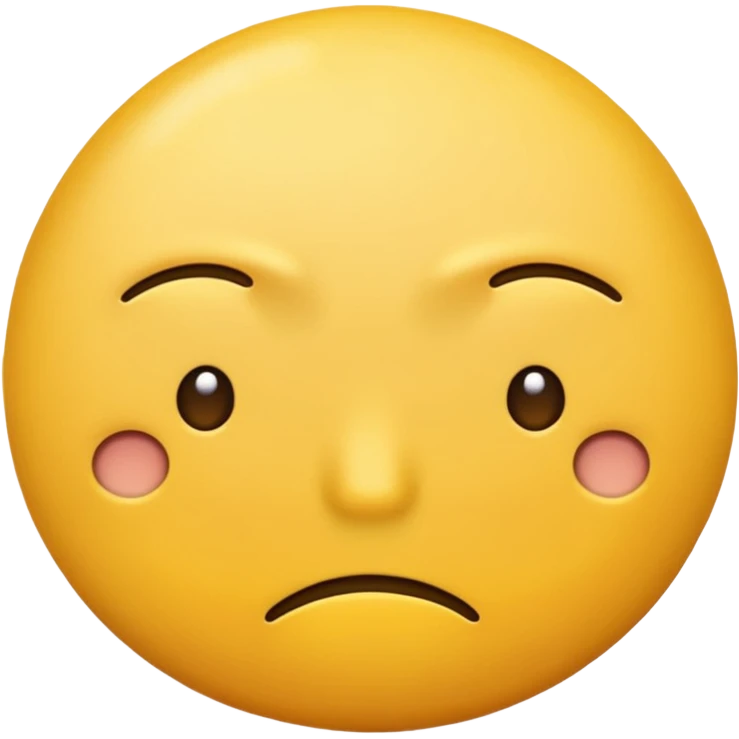 A sad yellow emoji facing the other way but they have a big butt emoji