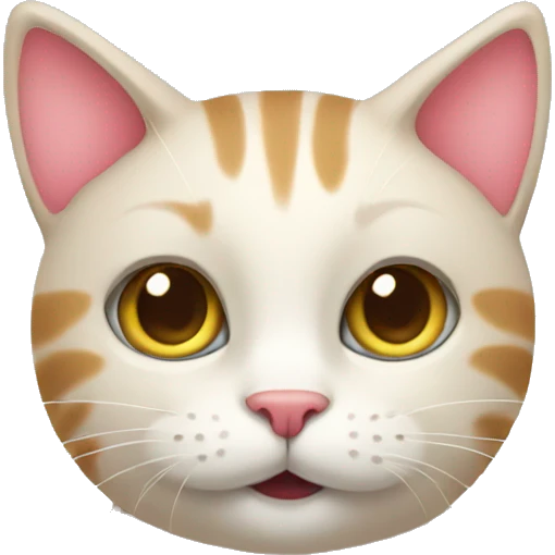 Cat with hearts emoji
