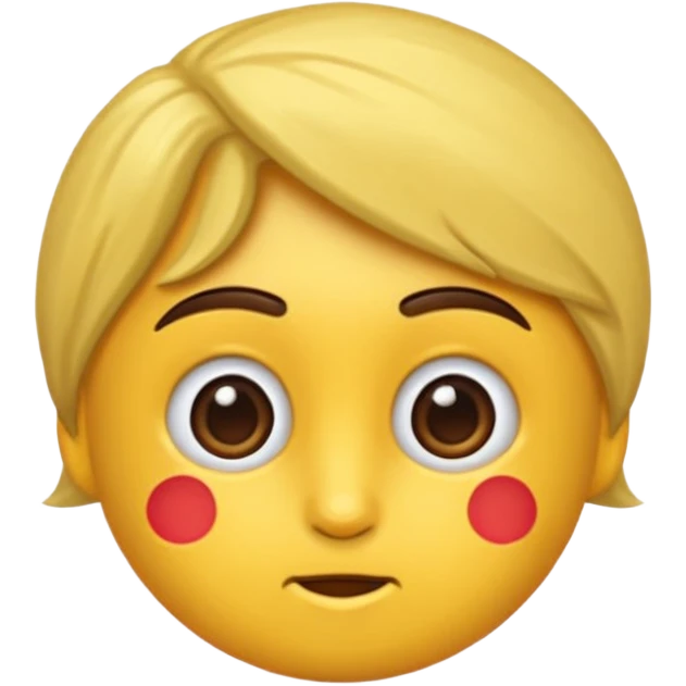 Сделай смайлик мальчика с волосами  emoji
