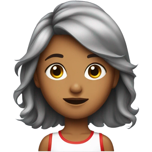 fille cheveux rouge  emoji
