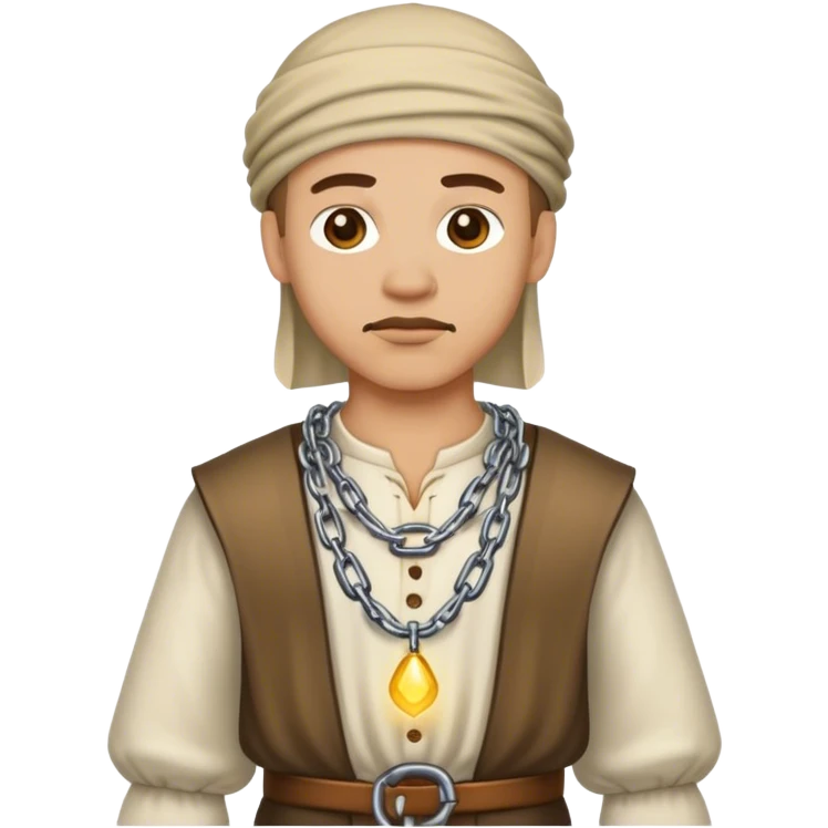 peasant in chains emoji