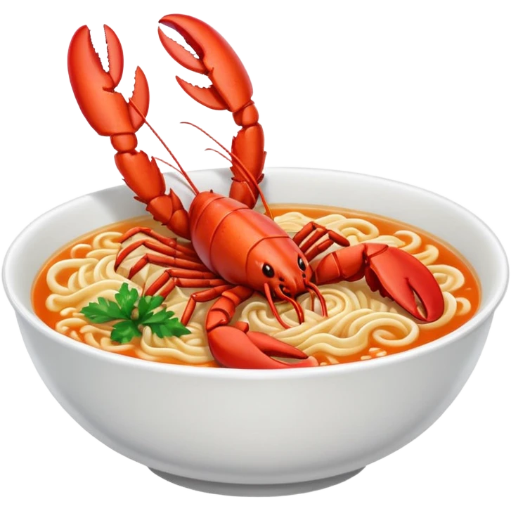 Ramen lobster emoji