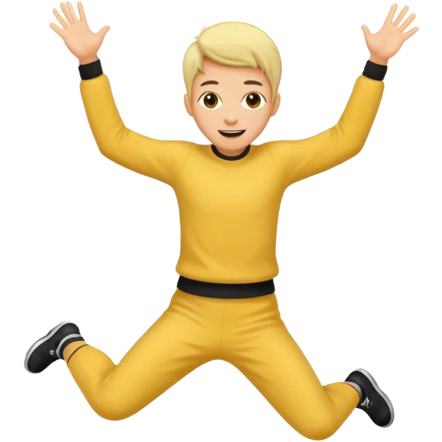 Make an emoji of a person jumping emoji