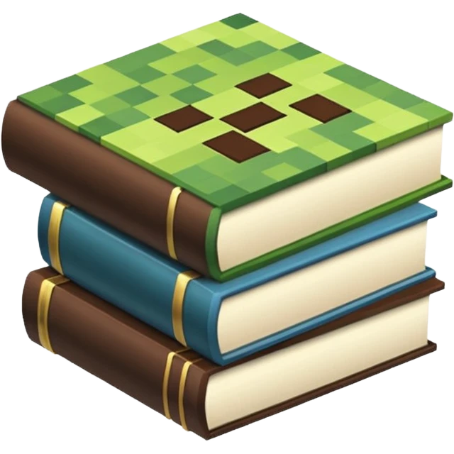tôi muốn 1 khối book minecraft emoji