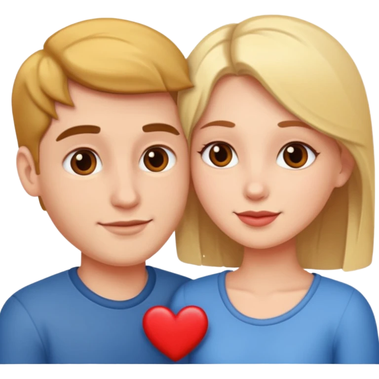 Faire une couple in love emoji