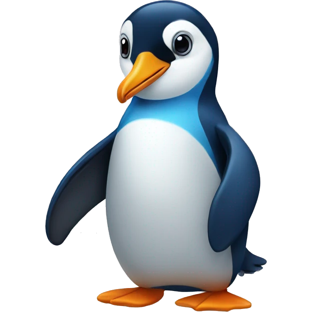 blue pinguin emoji