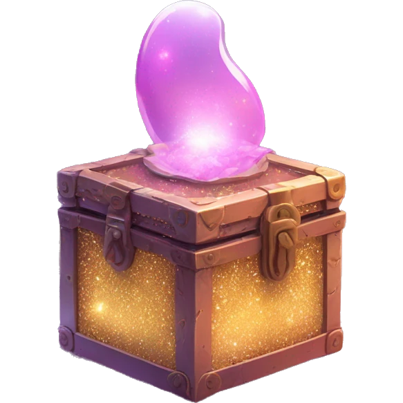 ( 8K ) THE 🪄🪄🪄MAGIC BOX🗿 glittery✨box of magic light emoji