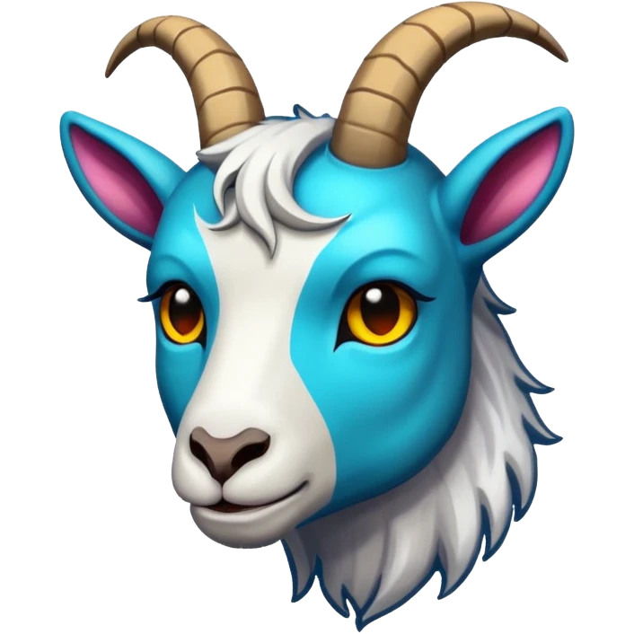 make a graffiti sticker that says GOAT emoji